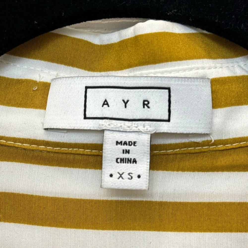 AYR Deep End Buttondown Yellow Stripe Shirt
Size XS - Picture 9 of 10